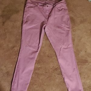 Purple jeans